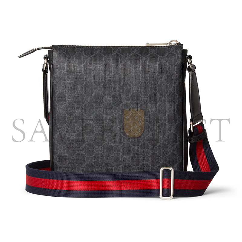 GUCCI GG BLACK SMALL MESSENGER BAG ‎‎792082 (23.5*21*4.5cm)